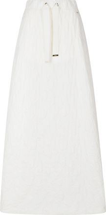 Herno White Polyamide Midi Skirt