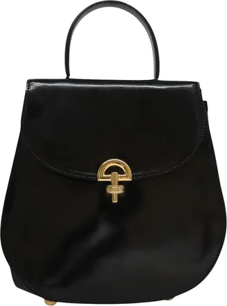 Celine Black Patent Leather Backpack Bag (Pre-Owned)