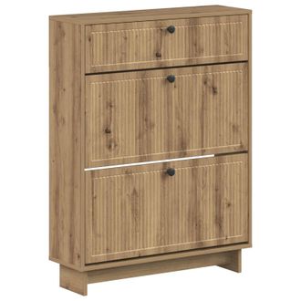 vidaXL Armario Zapatero Ede 78 X 24 X 103 Cm Madera De Ingenier&iacute;a Vidaxl