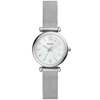 Fossil Womens Carlie White MOP Dial Watch