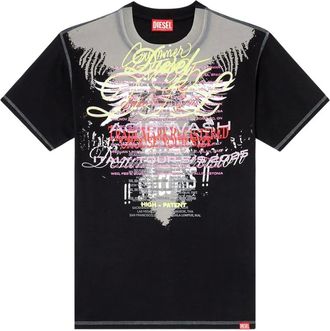 Diesel T-shirt Remaster Capsule T-Normac-1 - Nero