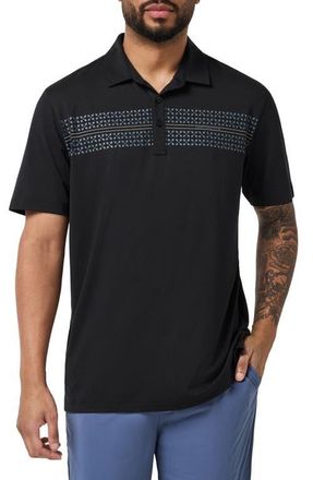 Travis Mathew Performance Jersey Polo in Black at Nordstrom, Size Xx-Large