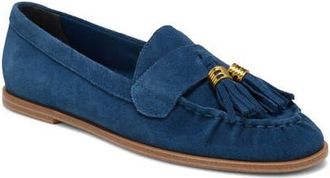 Franco Sarto Carita Tassel Loafer in Lapis Blue at Nordstrom, Size 9.5