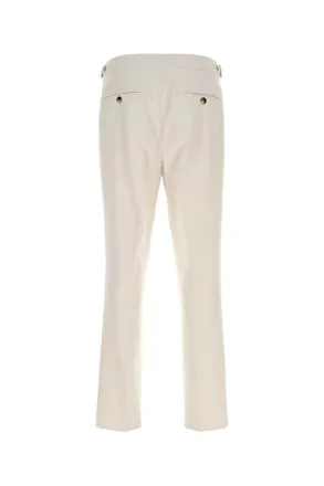 Brunello Cucinelli Mens Pants Beige Cotton Elastane