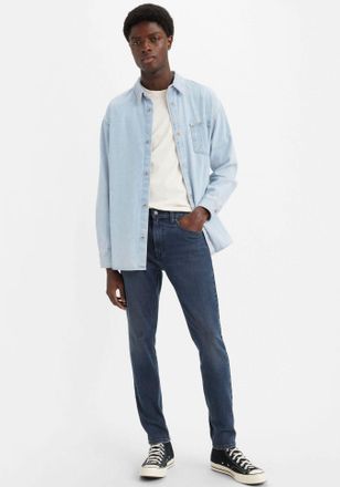 Levi's Tapered-fit-Jeans LEVIS 512 Slim Taper Fit, Herren, Gr. 31, L&auml;nge 34, not a problem adv, Denim/Jeans, Obermaterial: 70% Baumwolle, 28% Lyocell, 2% Ela