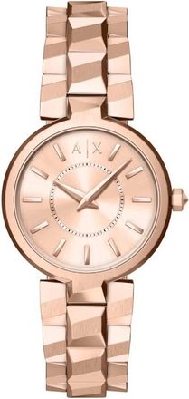 A|X Armani Exchange Audora Quartz Rose Gold Dial Ladies Watch AX4408