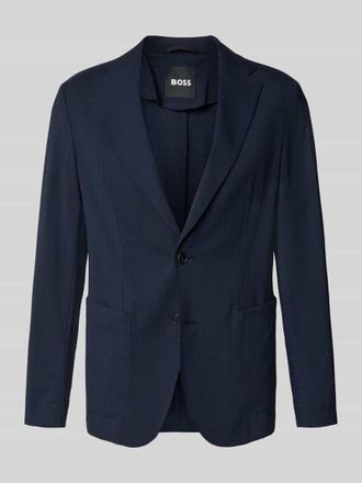 HUGO BOSS Slim Fit Anzugsakko aus Woll-Mix Modell P-HANRY-WG-PK in Marine, Gr&ouml;&szlig;e 26