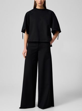 Max Mara Womens Extra-wide jersey pant