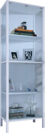VCM Gabinete De Exhibici&oacute;n De Vidrio Jensol Alto Armario De Pie 178x60x35 - Vcm
