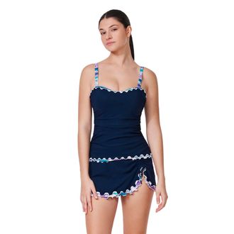 Gottex Canva Tricolore D-cup Tankini Top