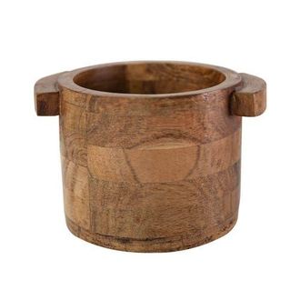 Foreside Home And Garden 3.25 x 4 Benson Rustic Acacia Wood Small Decorative Pinch Bowl Dish in Brown at Nordstrom
