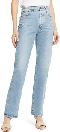 AG - Adriano Goldschmied Alexxis High Waist Straight Jeans in 23 Years Facade at Nordstrom Rack, Size 29