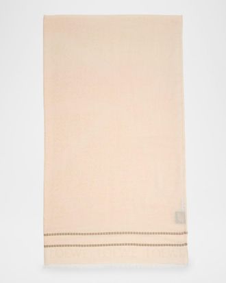 Loewe x Paula & apos;s Ibiza Anagram Cotton Pareo Scarf