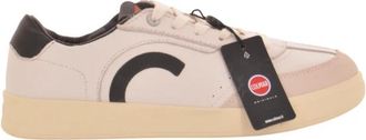 Colmar Witte Sneakers met Su&egrave;de Versteviging - Heren - Sneakers - Roze - 45 EU - Su&egrave;de - Schoenen