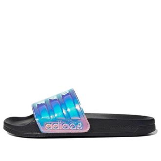 adidas (WMNS) adidas Adilette Shower Slides For Laser Slippers Multi-color Black FY8178