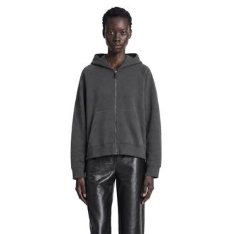 Max Mara Technical Cotton Zip-Up Hoodie