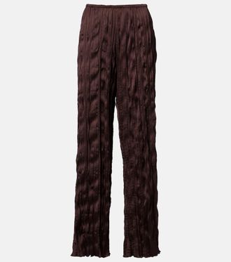 Staud Nami pliss&eacute; wide-leg pants