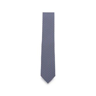 Ferragamo Gancini Links Print Silk Tie