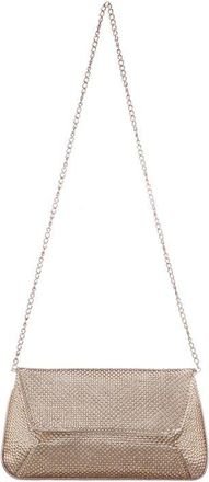 Nina Rommy Crystal Embellished Clutch in Gold at Nordstrom