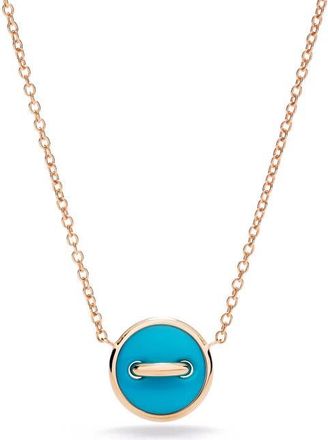 POMELLATO Pom Pom Dot Ring Necklace in Turquoise at Nordstrom