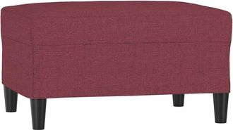 vidaXL Reposapi&eacute;s De Tela Rojo Tinto 70x55x41 Cm Vidaxl