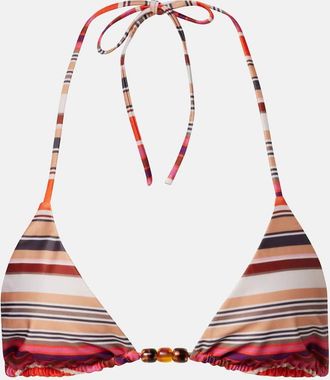 Faithfull The Brand Top bikini Leone a righe