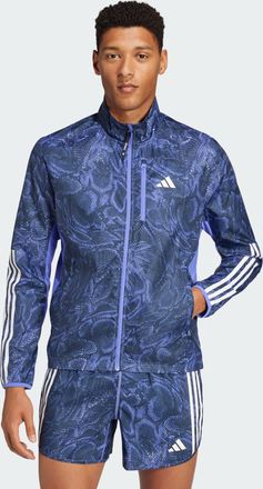 adidas adidas Performance Mens Own the Run Excite WIND.RDY Jacket - Blue - Size X-Large