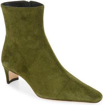 Staud Wally Ankle Boot in Olive at Nordstrom, Size 40.5