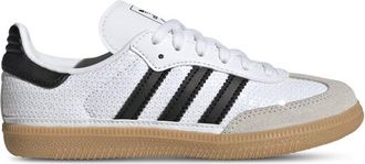 adidas Girls adidas Originals Samba - Girls Preschool Shoes - White / Black Size 11.0