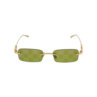 Gucci Gg1808S Zonnebril - Heren - Accessoires - Geel - Maat: 52 MM
