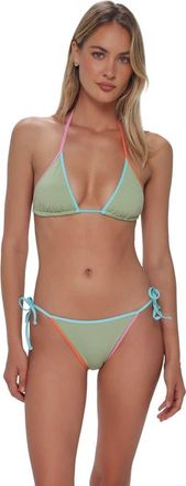 Swim Systems Kit Tie Side Bikini Swim Bottoms in Aloe Lurex at Nordstrom, Size X-Small