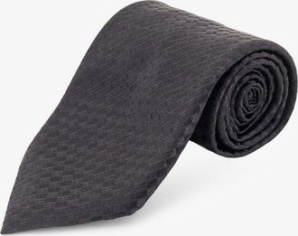Tom Ford Cravatta in seta con motivo geometrico - TOM FORD - gender_Man