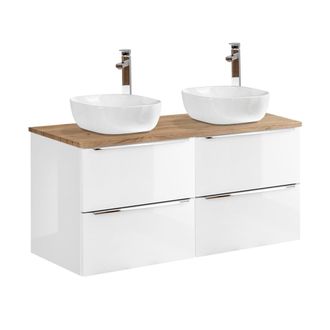 Petits Meubles Mueble lavabo 120 cm estratificado Blanco