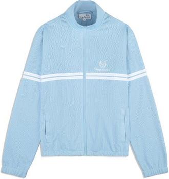 Sergio Tacchini Arturo Mesh Track Jacket in Dutch Canal/white at Nordstrom, Size Xxx-Large