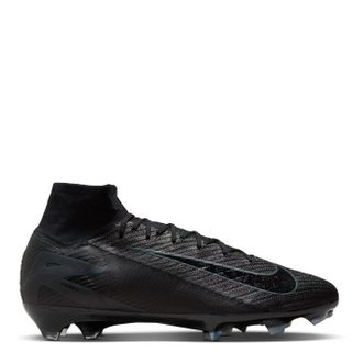 Nike Mens Superfly 10 Elite Adults Firm Ground Football Boots in Black/Green - Size UK 7