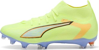 Puma Scarpe da calcio ULTRA 6 MATCH+ LIGHT UP FG/AG da donna, Scarpe, Giallo, 40.5