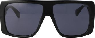 Moschino Stijlvolle zonnebril Mos 119/S - Dames - Zonnebrillen - Zwart - 59 MM - Accessoires