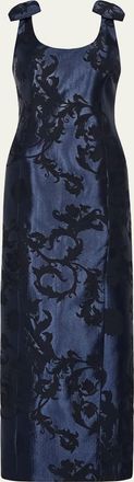 Milly Kaelynn Floral Jacquard Dress