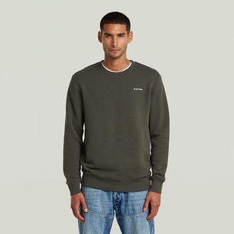 G-Star Logo Sweater - Grijs - Heren