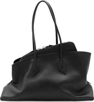 The Attico La Passeggiata Medium Bag - Dames - Schoudertassen - Zwart - ONE Size - Leer - Tassen