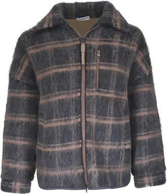 Brunello Cucinelli Giacca a quadri - Grigio