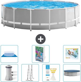 Intex Piscina Prism Frame Redonda - 457x122 Cm - 8-piezas S670