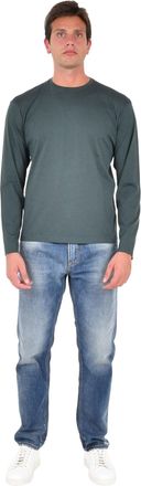 low brand Mens T-Shirt Green Wool T-Shirts And Polos