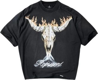 Represent British Cowboys T-Shirt - Heren - T-shirts - Zwart - S - Katoen - Tops
