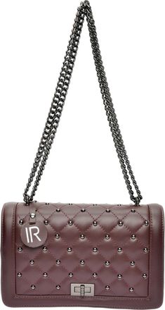 Isabella Rhea Paarse Leren Tas