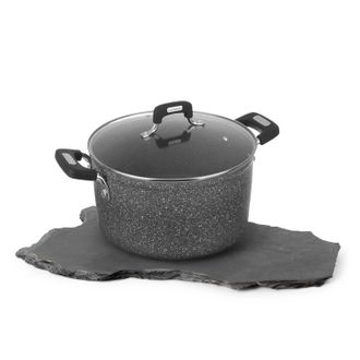 KASANOVA Pentola con coperchio da 22 cm in alluminio