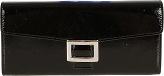 Roger Vivier Belle Vivier Wallet - Dames - Clutches - Zwart - ONE Size - Leer - Tassen