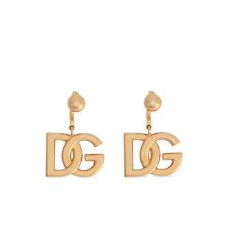 Dolce & Gabbana DG-logo Drop Earrings