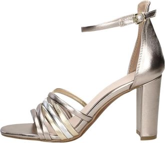 Marco Tozzi Sandale - Dames - Sandalen met hakken - Geel - 36 EU - Schoenen
