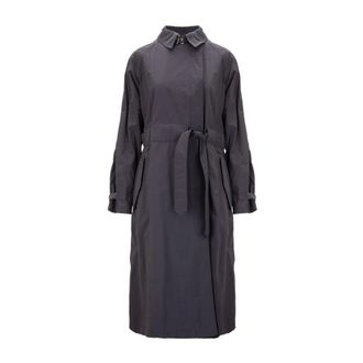 Fay Belted Coats, female, Blue, Size: XS Belted Coat